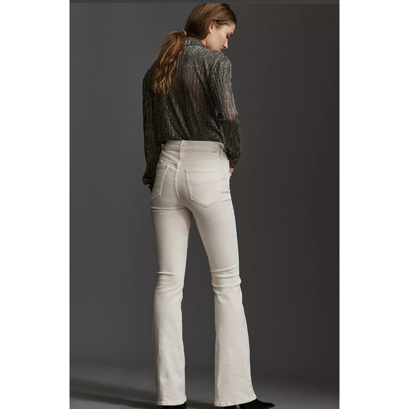 NWT MOTHER The Weekender Mid-Rise Flare Jeans - 34 waist - Picture 5 of 6
